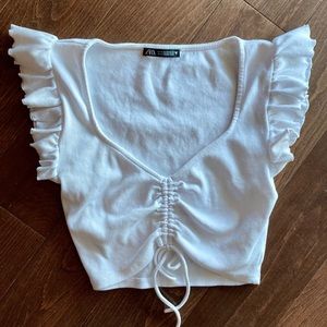 zara crop top